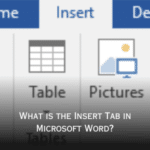 insert tab